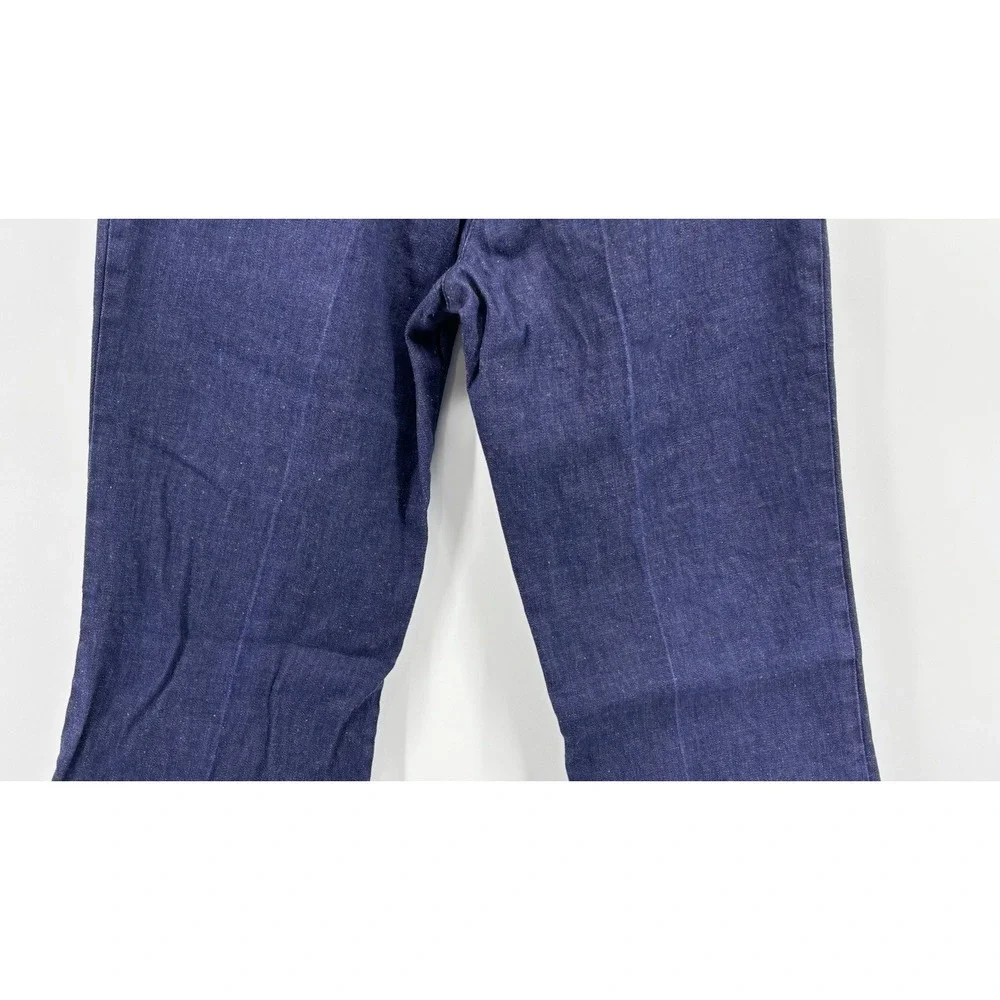 Vintage Sailor Jeans Mens 29x31 Dark Denim Bell Bottom Hippie Seafarer Style USA